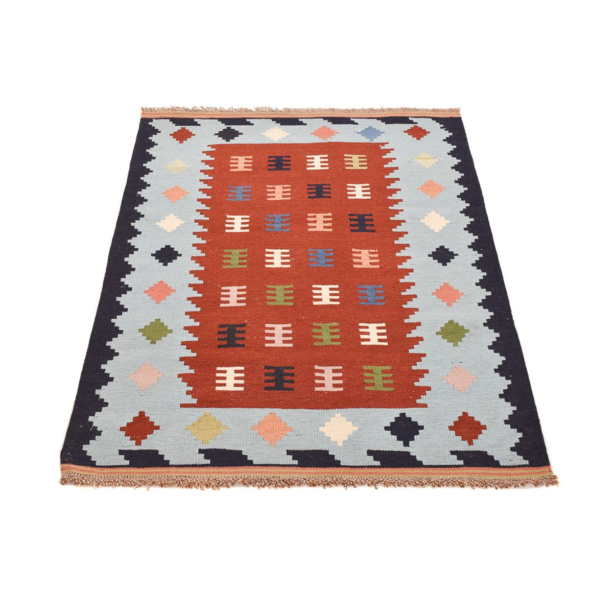 Kelim Rug - Oriental - 145 x 100 cm - multicolored