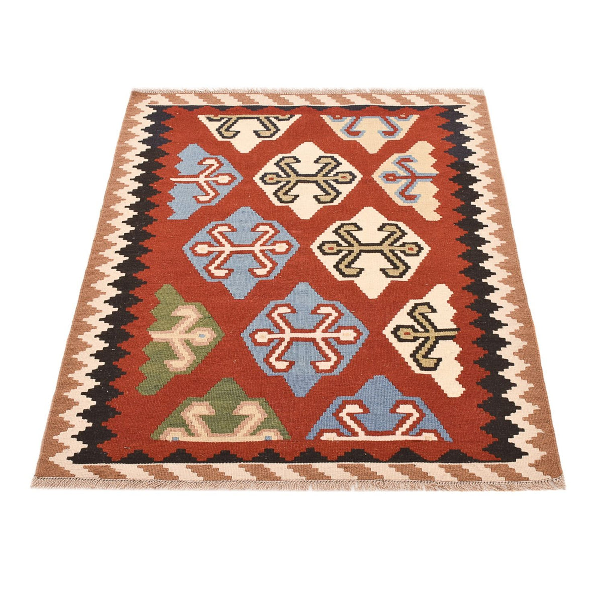 Kelim Rug - Oriental - 146 x 100 cm - multicolored