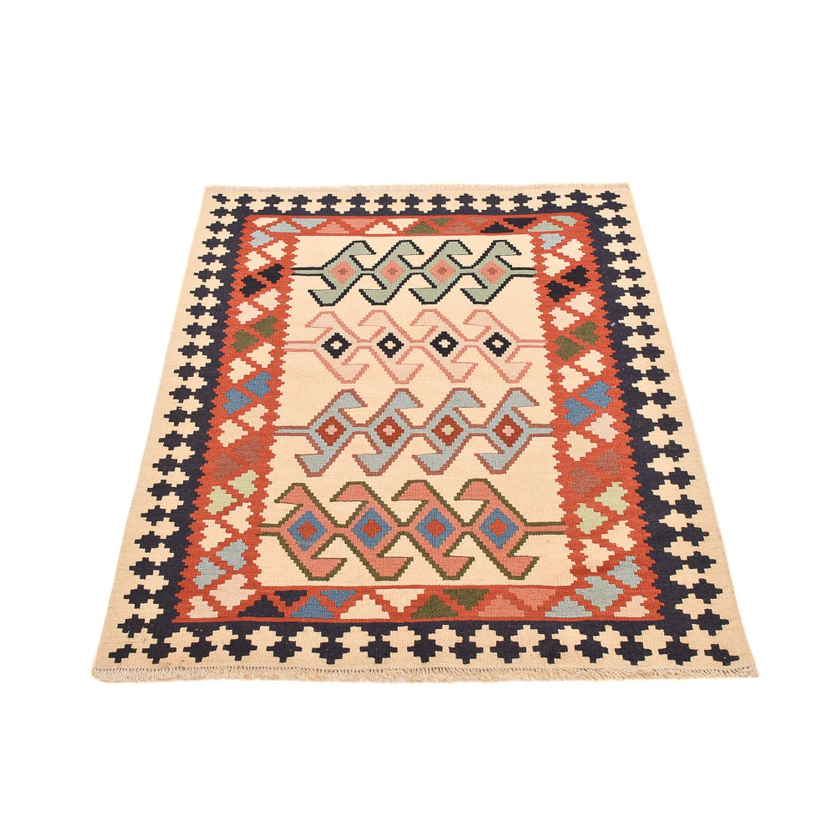 Kelim Rug - Oriental - 147 x 105 cm - multicolored