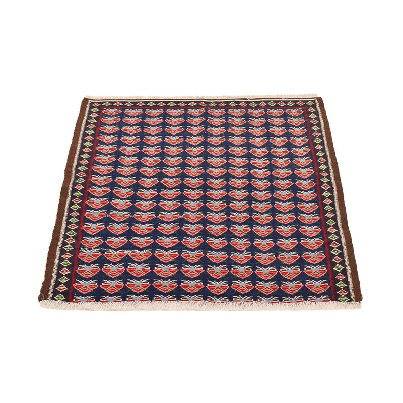 Kelim Rug - Oriental square  - 66 x 66 cm - multicolored