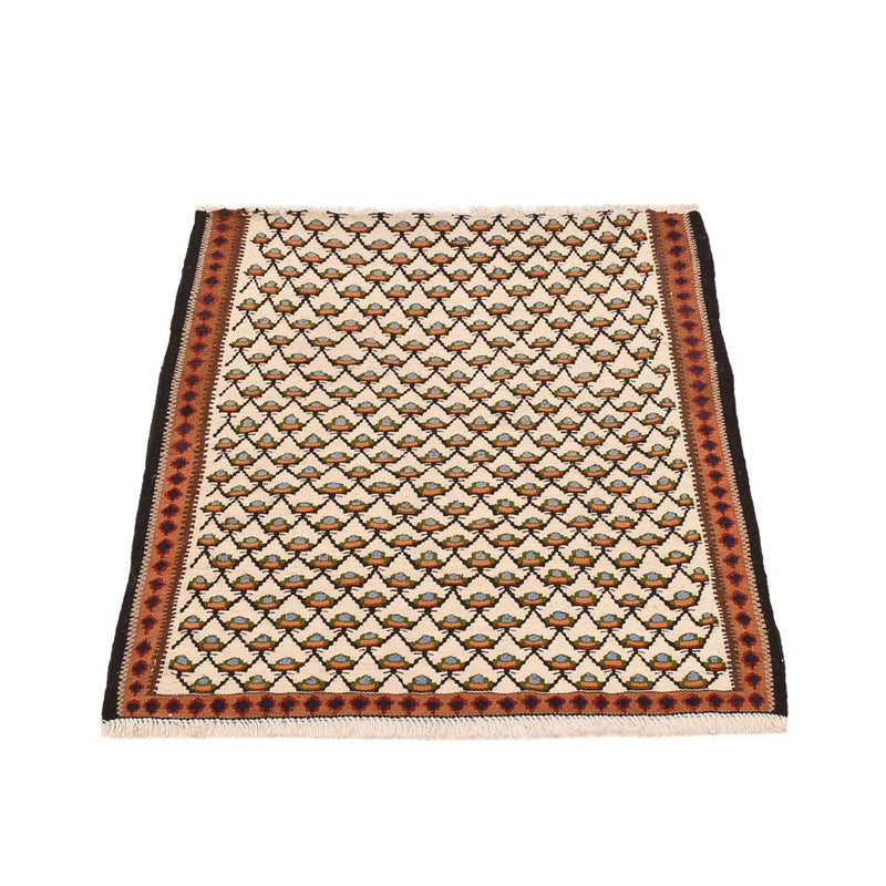 Kelim Rug - Oriental - 88 x 85 cm - cream
