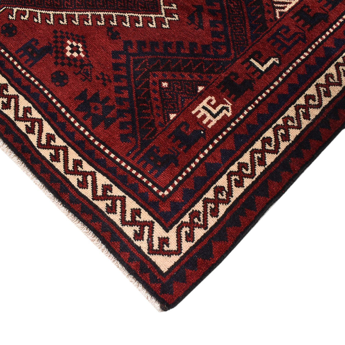 Perser Rug - Nomadic - 260 x 217 cm - bordeaux red