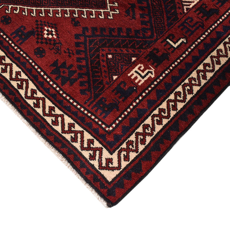 Perser Rug - Nomadic - 260 x 217 cm - bordeaux red