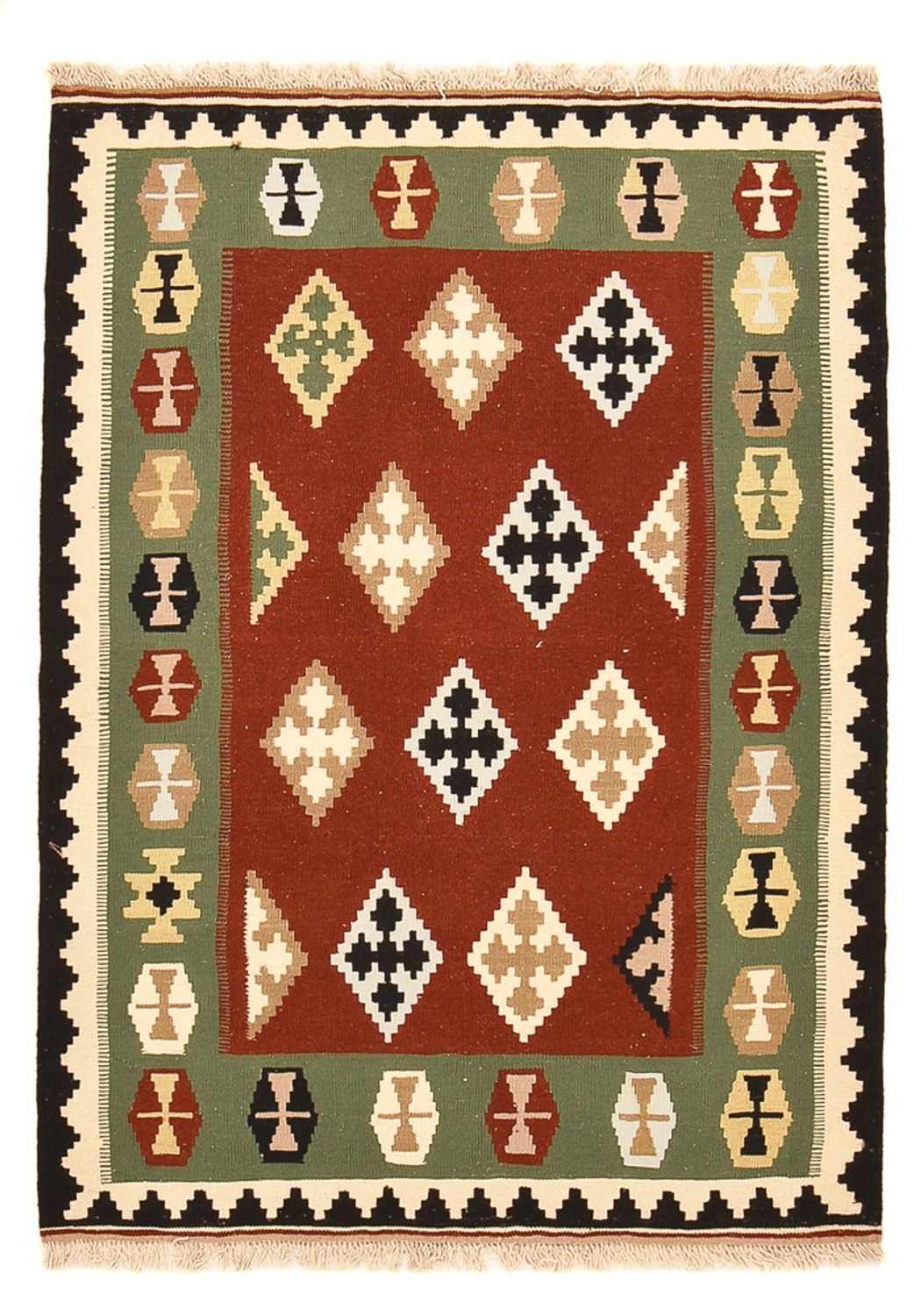 Kelim Rug - Oriental - 146 x 110 cm - multicolored