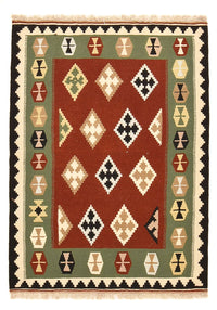 Kelim Rug - Oriental - 146 x 110 cm - multicolored