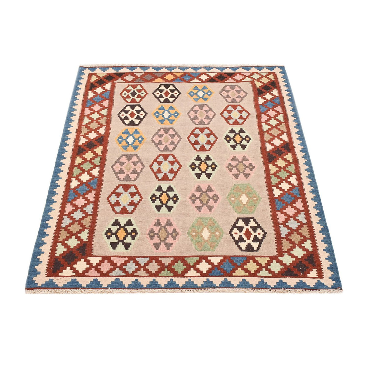 Kelim Rug - Oriental - 146 x 103 cm - multicolored