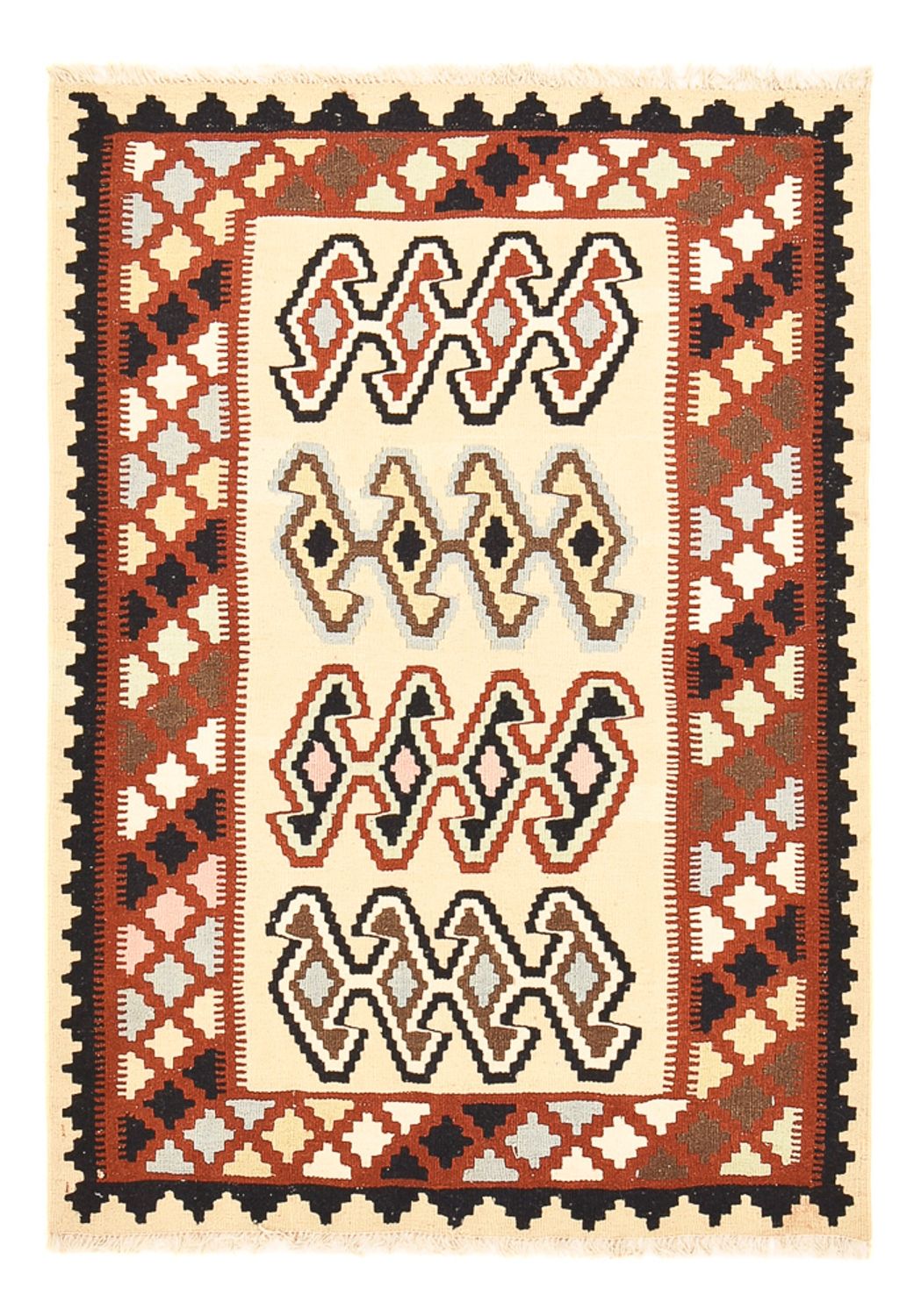 Kelim Rug - Oriental - 148 x 105 cm - multicolored