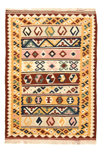Kelim Rug - Oriental - 144 x 105 cm - multicolored