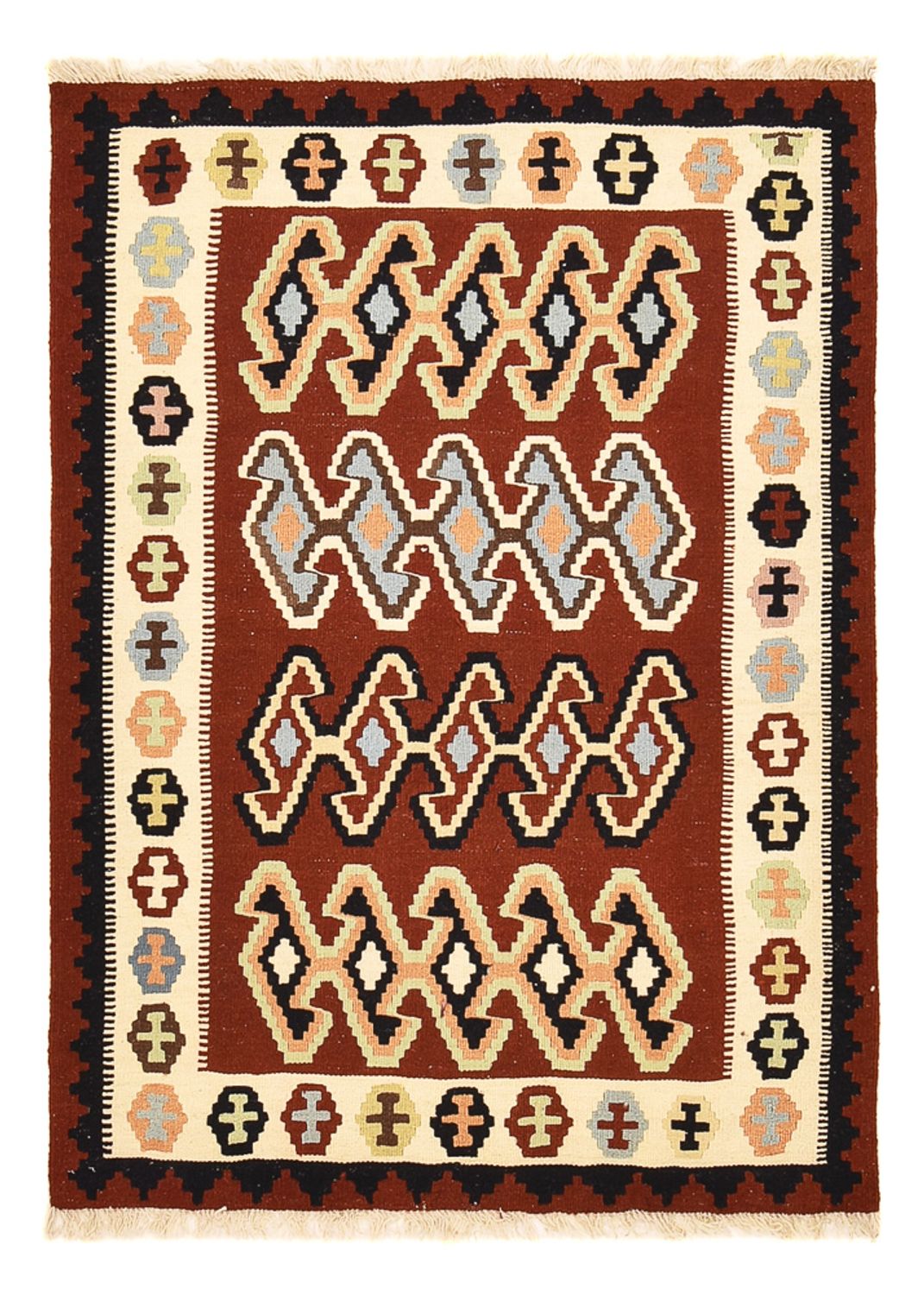 Kelim Rug - Oriental - 150 x 105 cm - multicolored