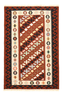 Kelim Rug - Oriental - 150 x 100 cm - multicolored