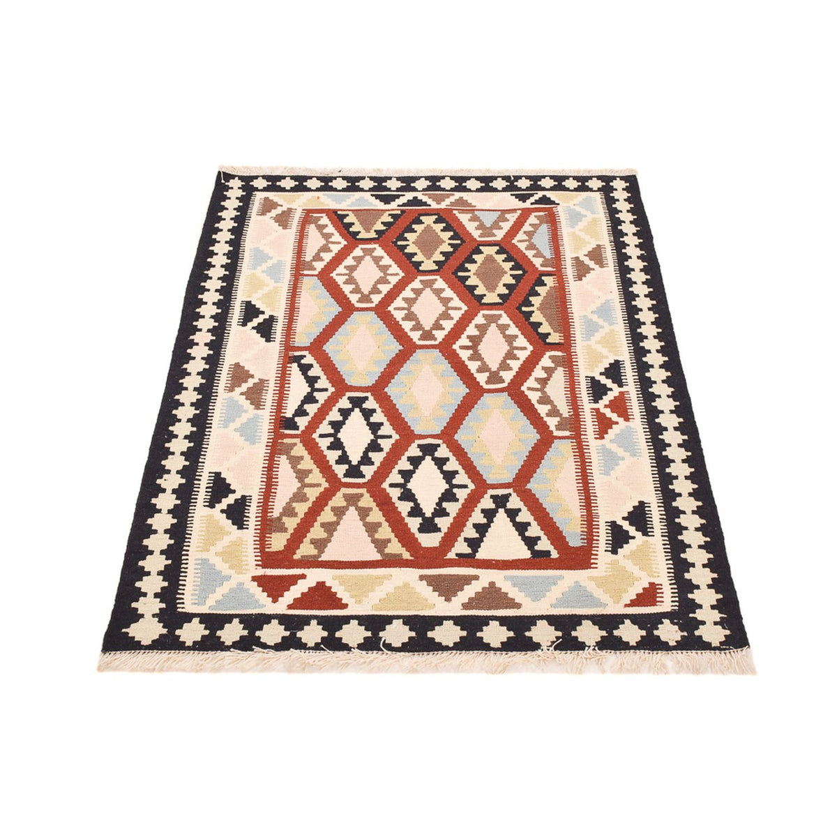 Kelim Rug - Oriental - 145 x 104 cm - multicolored