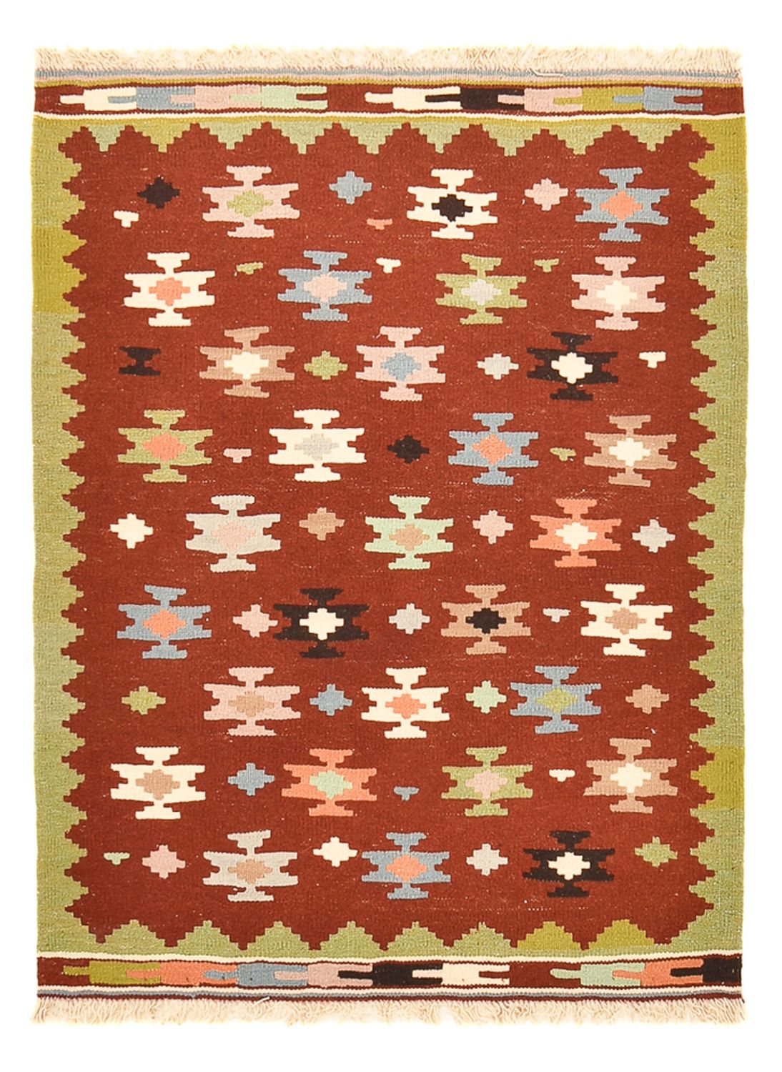 Kelim Rug - Oriental - 132 x 97 cm - multicolored