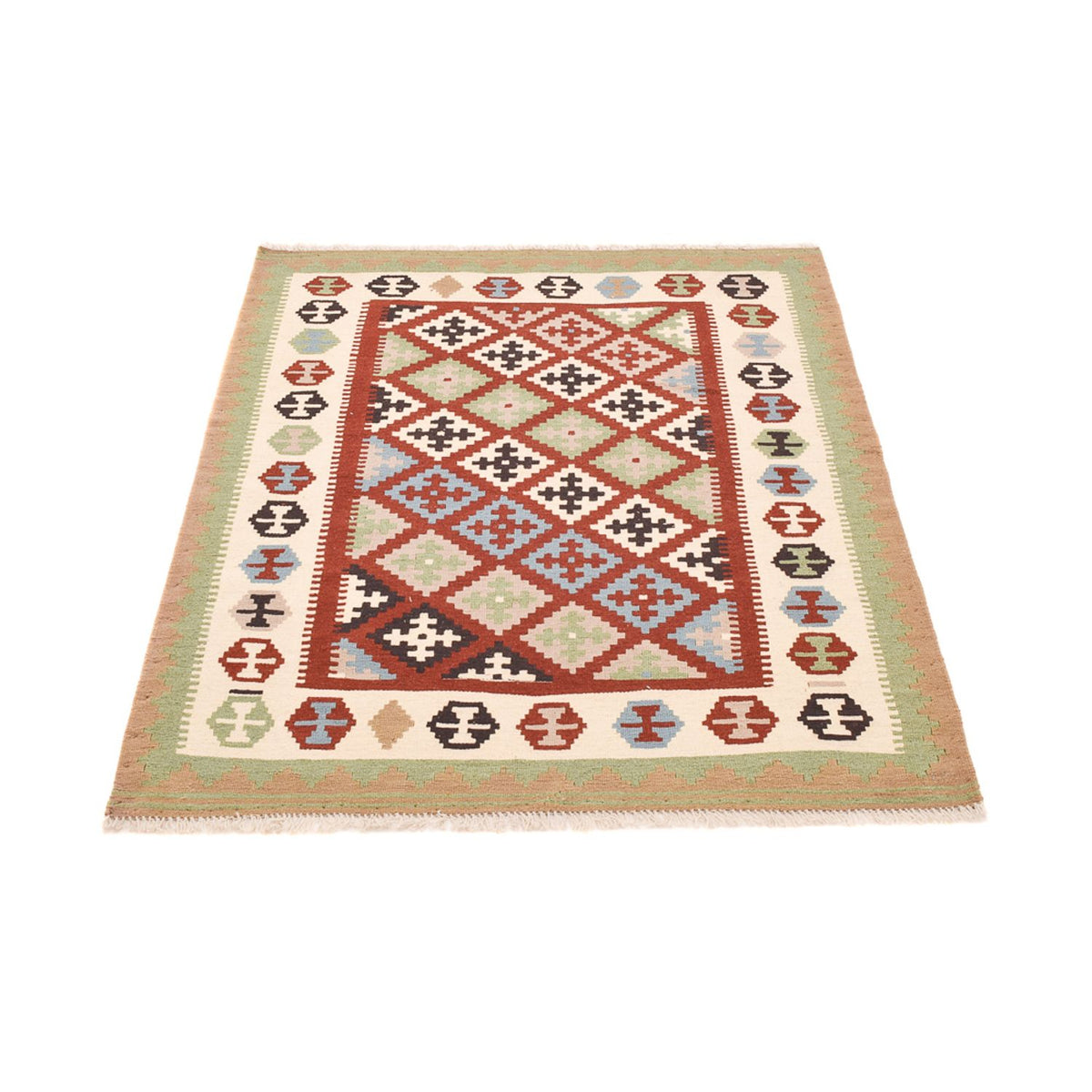 Kelim Rug - Oriental - 144 x 108 cm - multicolored