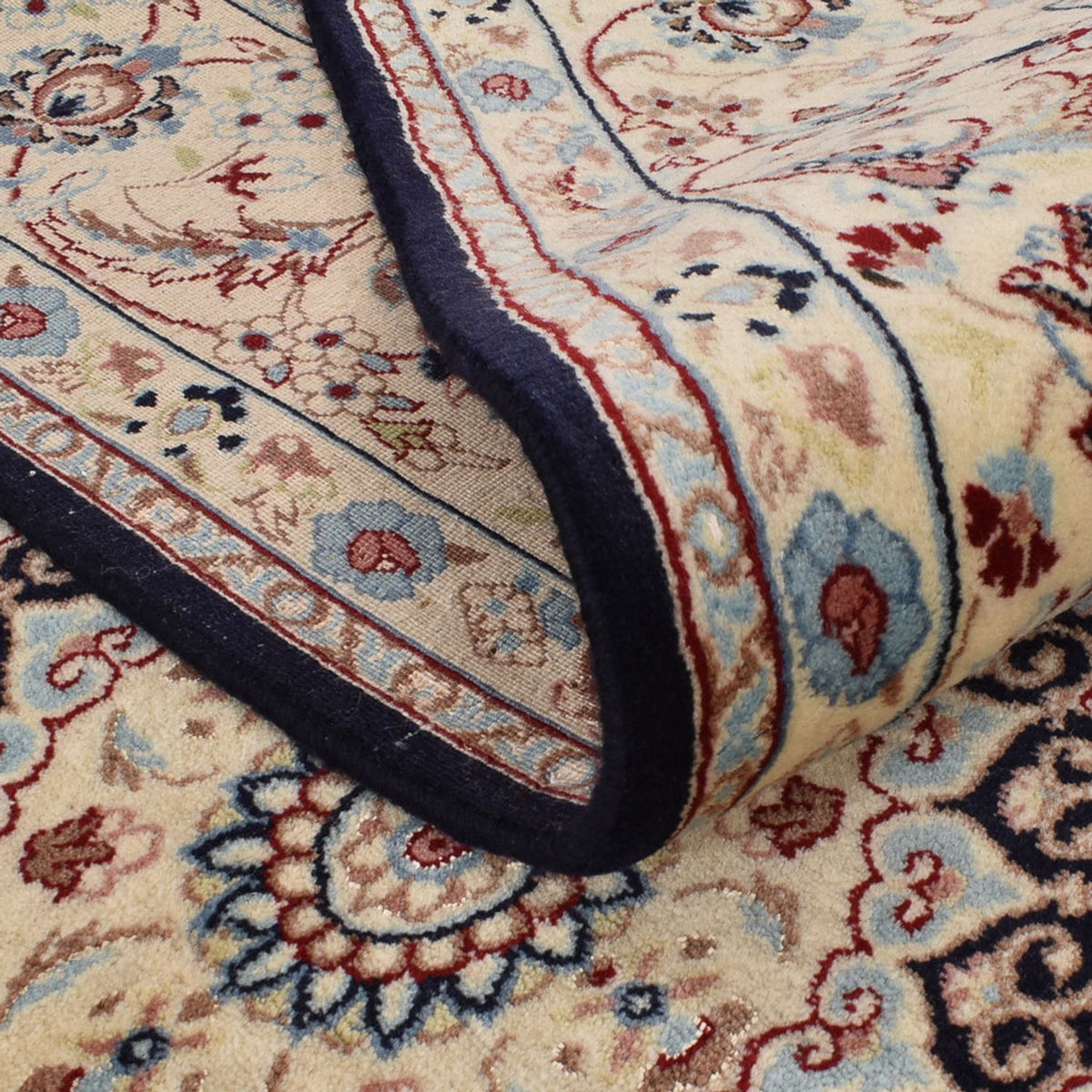 Perser Rug - Nain - Royal - 317 x 200 cm - dark blue