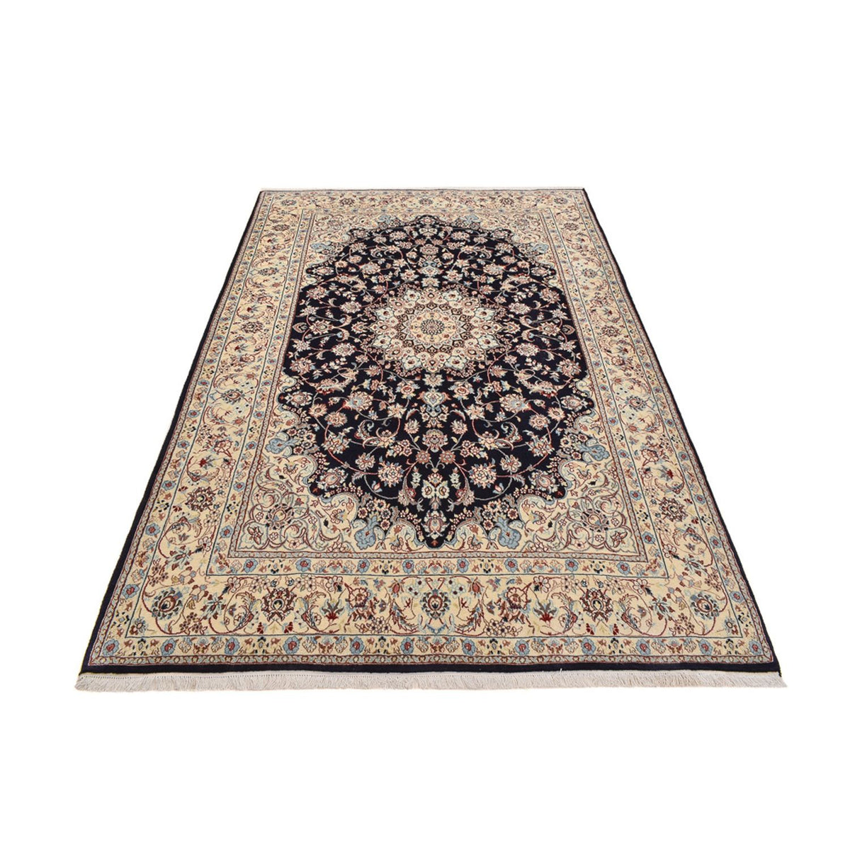 Perser Rug - Nain - Royal - 317 x 200 cm - dark blue