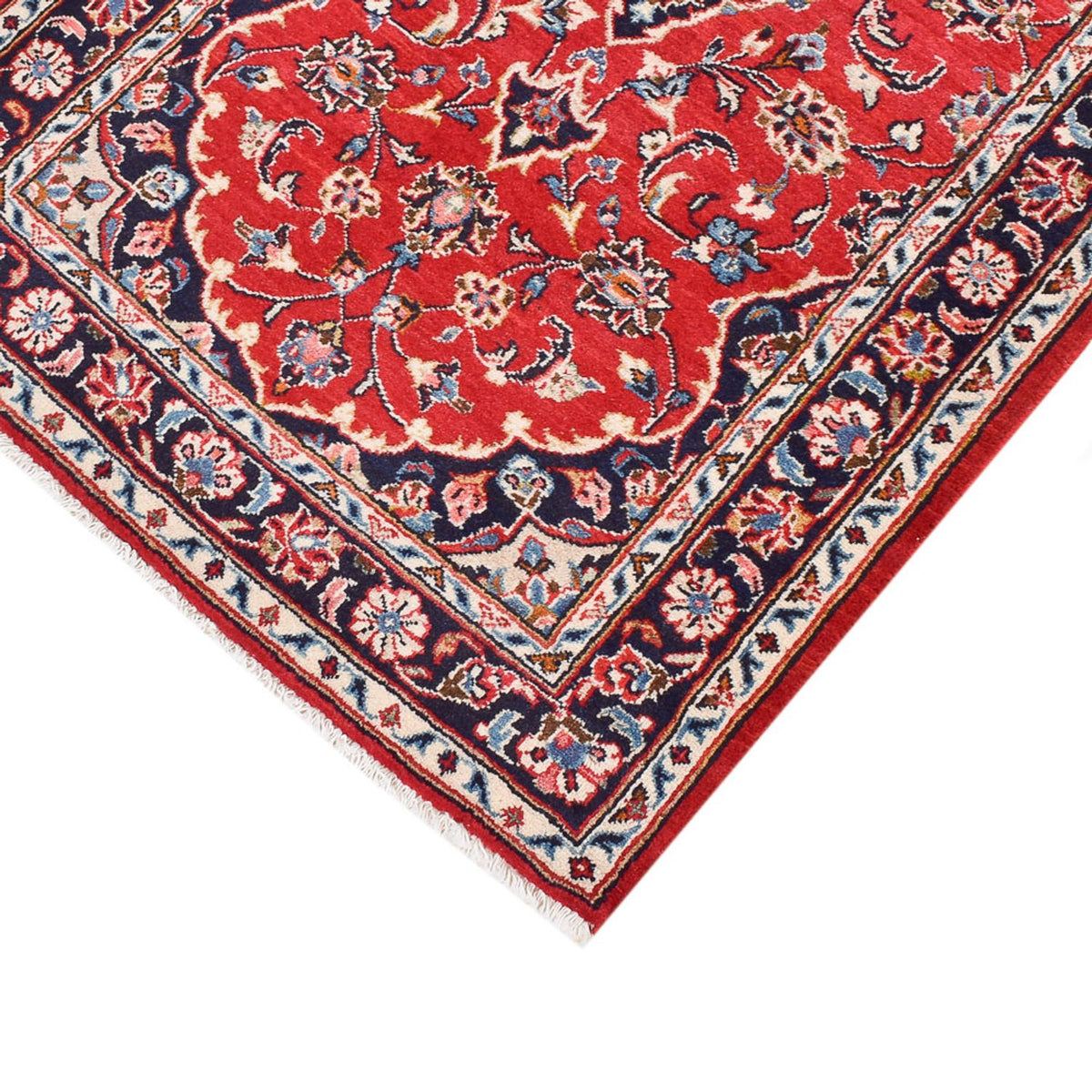Runner Perser Rug - Keshan - 303 x 80 cm - red