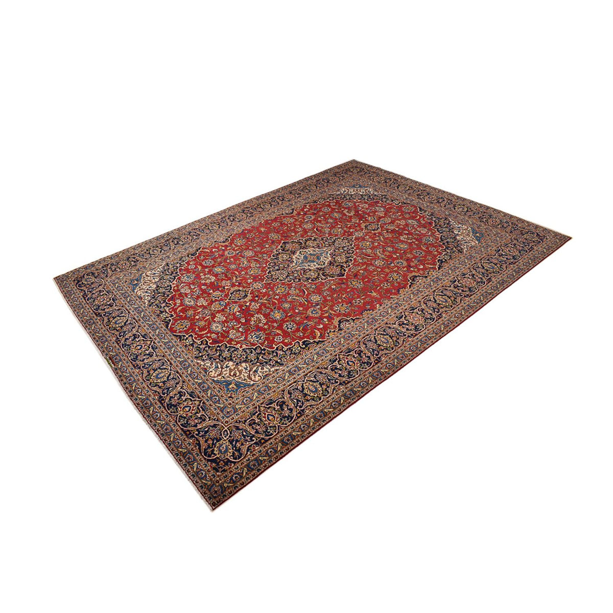 Perser Rug - Keshan - 396 x 301 cm - red
