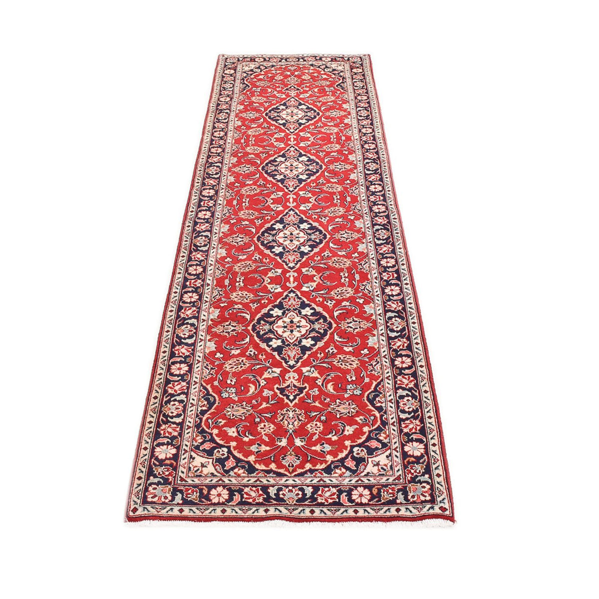 Runner Perser Rug - Keshan - 300 x 80 cm - red