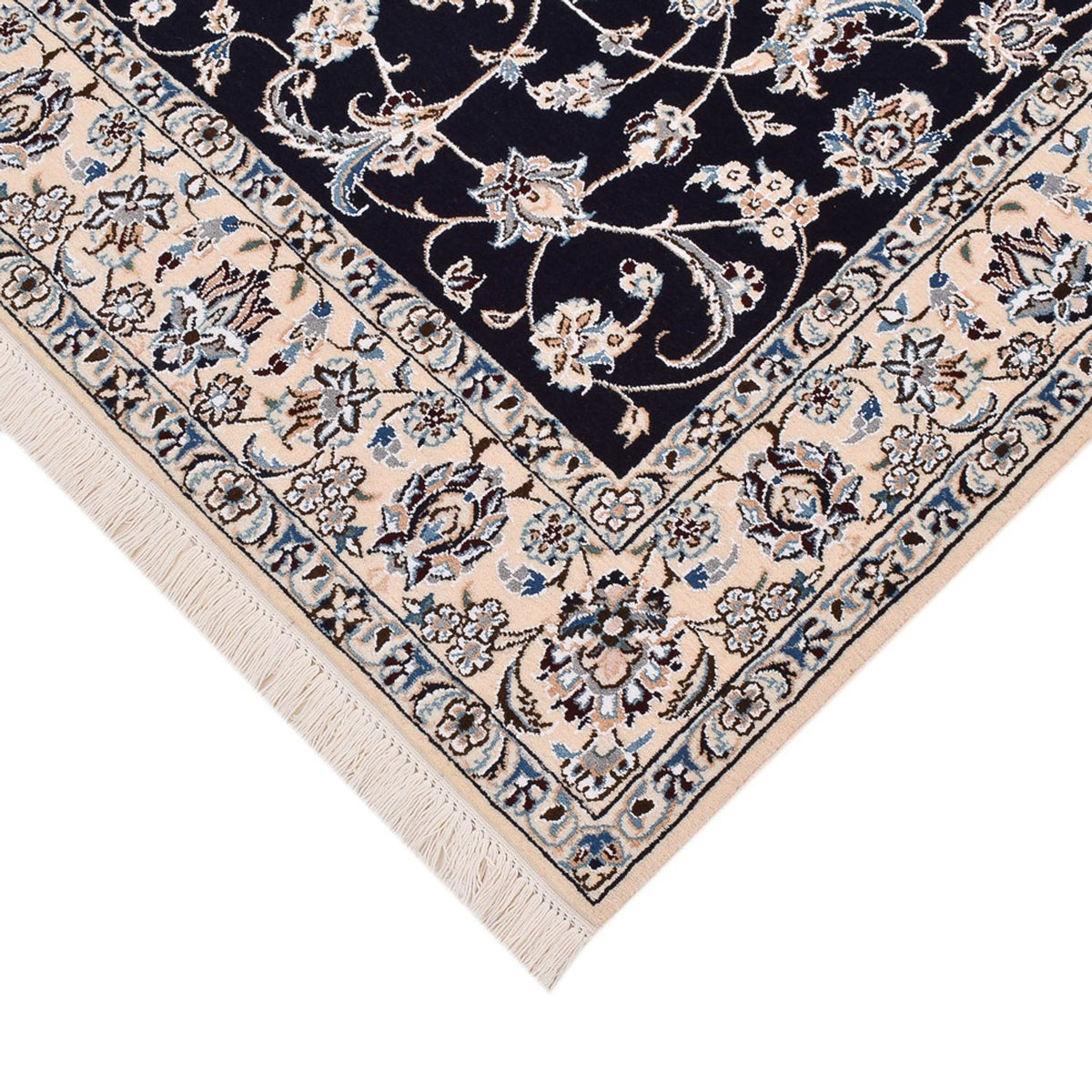Perser Rug - Nain - Royal - 190 x 148 cm - dark blue
