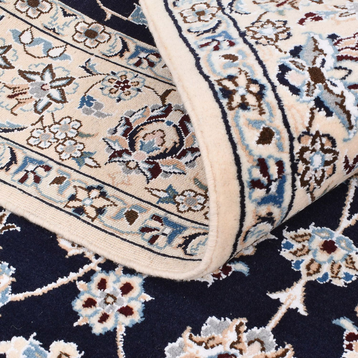 Perser Rug - Nain - Royal - 190 x 148 cm - dark blue