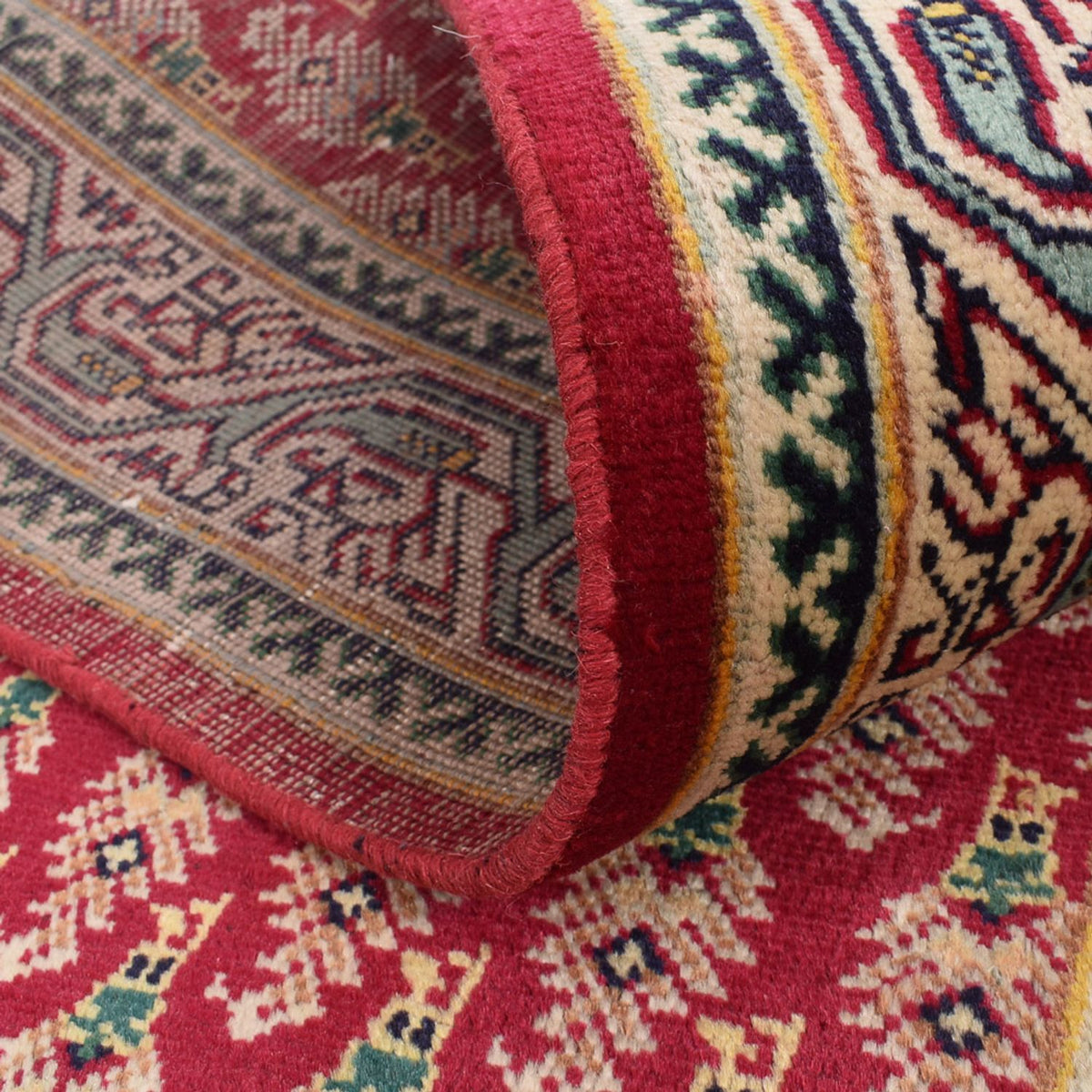 Runner Perser Rug - Tabriz - 475 x 99 cm - red