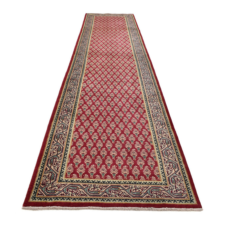Runner Perser Rug - Tabriz - 475 x 99 cm - red