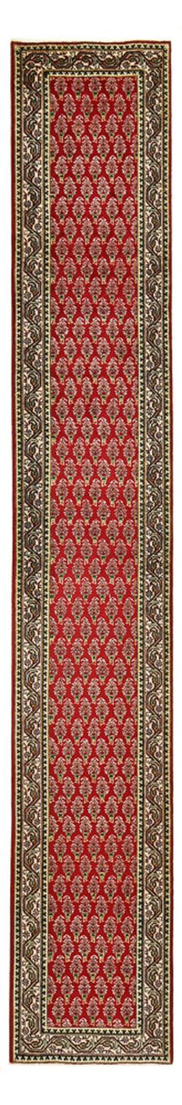 Runner Perser Rug - Tabriz - 460 x 73 cm - red