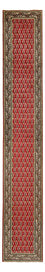 Runner Perser Rug - Tabriz - 460 x 73 cm - red