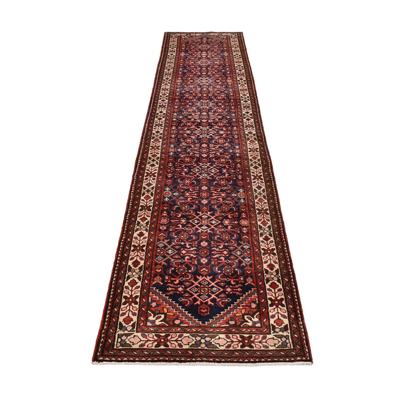 Runner Perser Rug - Nomadic - 419 x 88 cm - bordeaux red