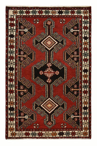 Perser Rug - Nomadic - 153 x 100 cm - red