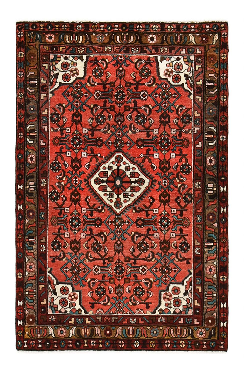 Perser Rug - Nomadic - 154 x 100 cm - light red