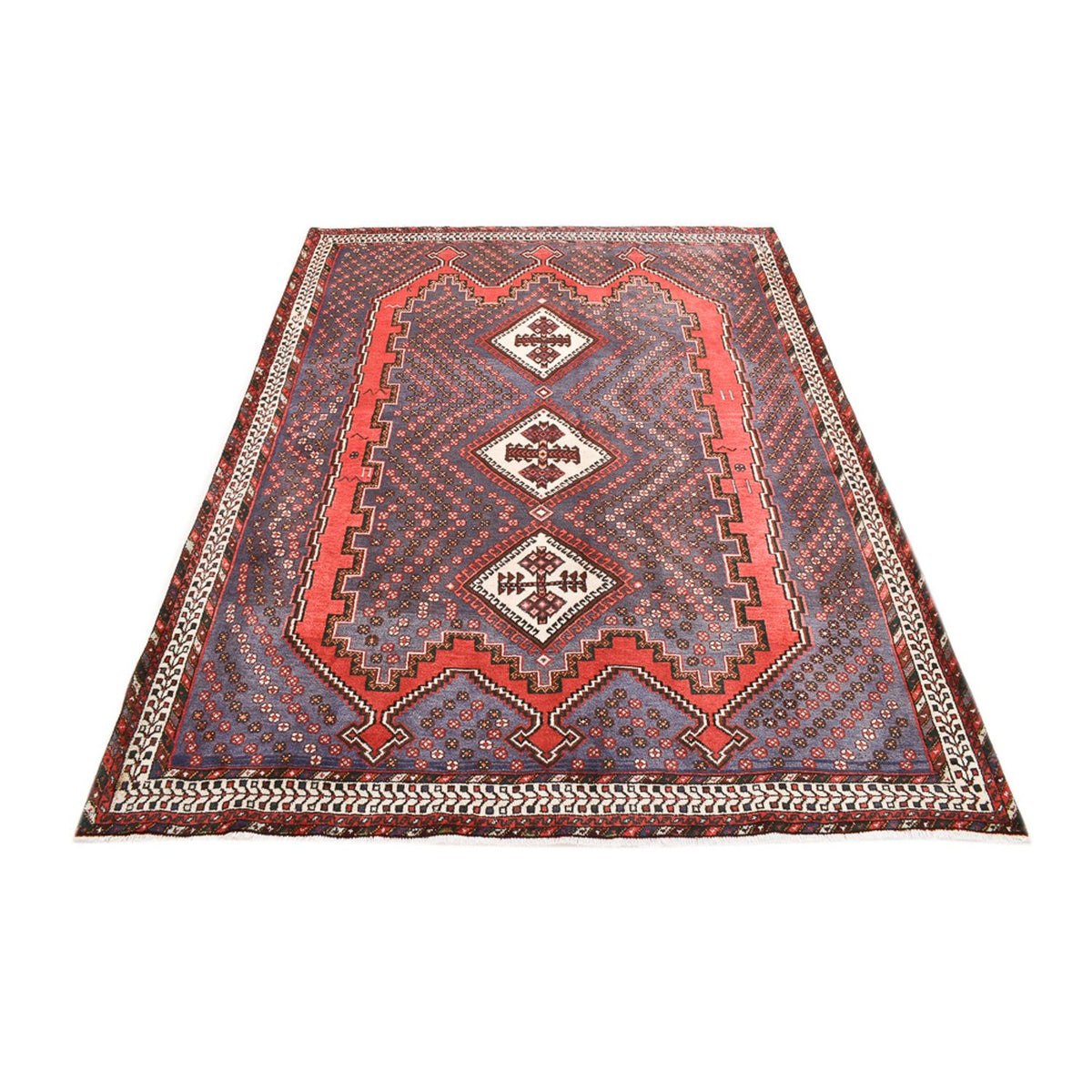 Perser Rug - Nomadic - 241 x 180 cm - rust