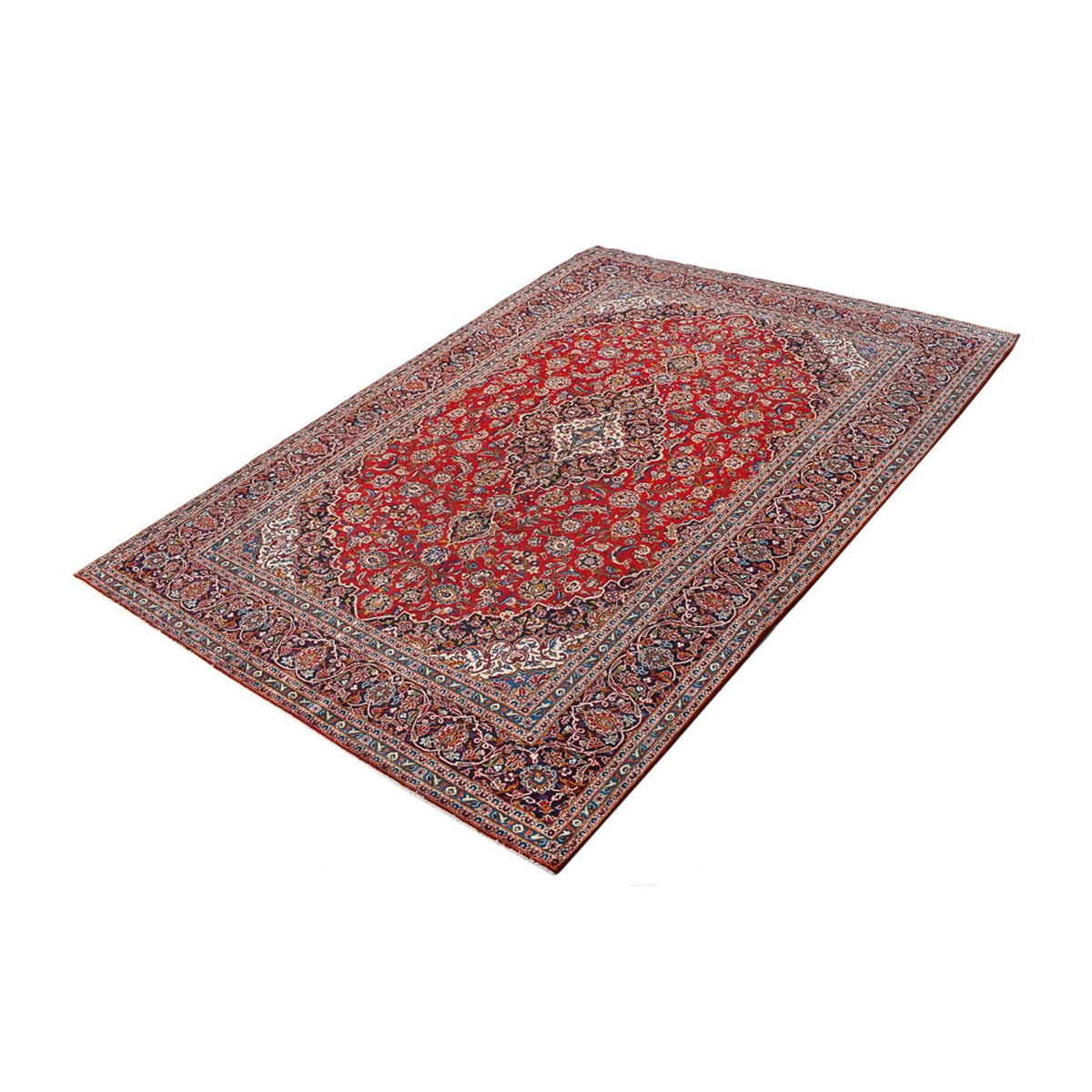 Perser Rug - Keshan - 395 x 288 cm - red