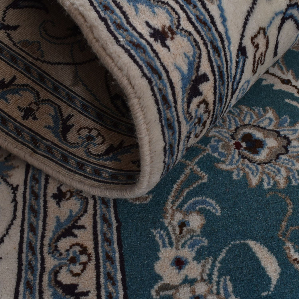 Perser Rug - Nain - 302 x 195 cm - green