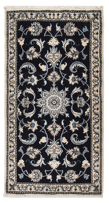 Perser Rug - Nain - 132 x 72 cm - dark blue