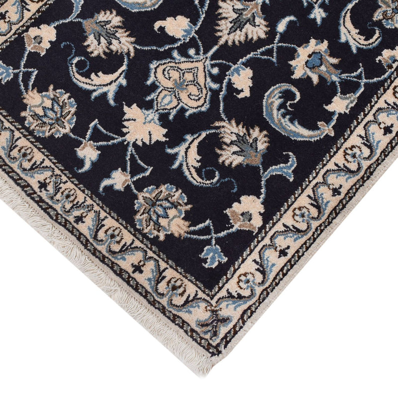 Perser Rug - Nain - 132 x 72 cm - dark blue