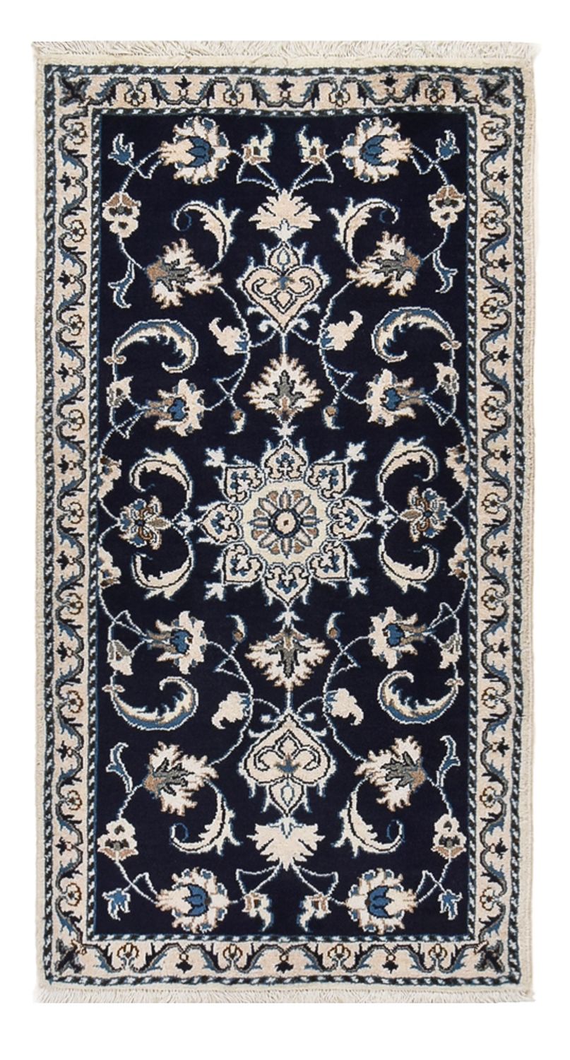 Perser Rug - Nain - 133 x 70 cm - dark blue