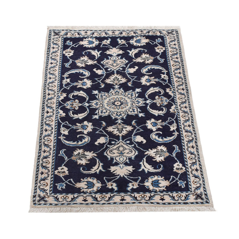 Perser Rug - Nain - 133 x 70 cm - dark blue