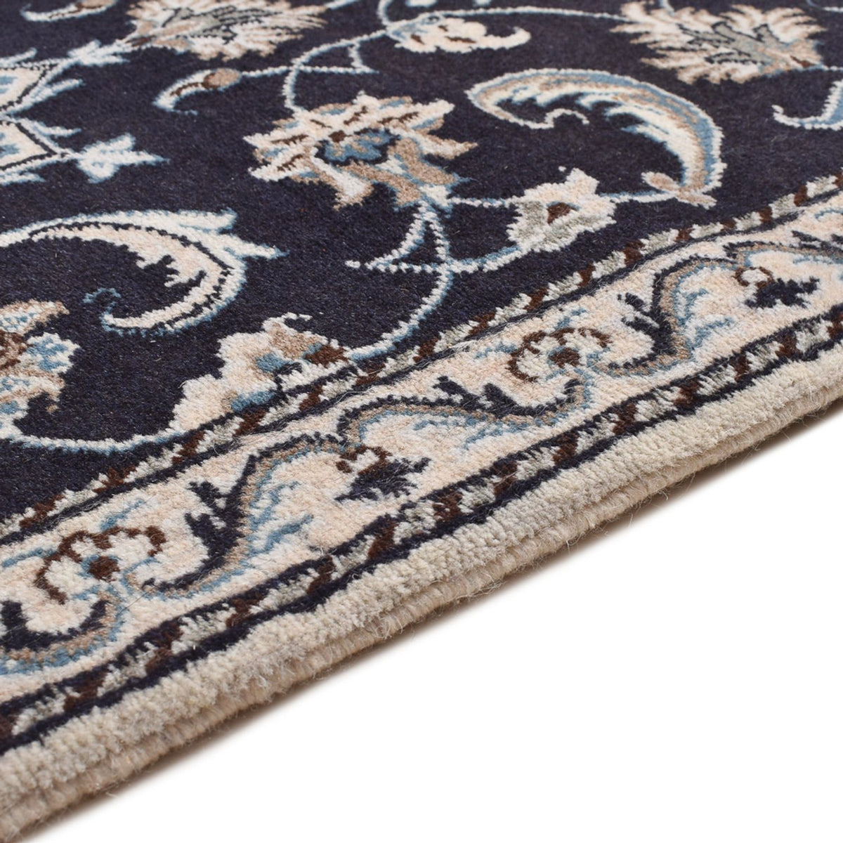 Perser Rug - Nain - 135 x 69 cm - dark blue