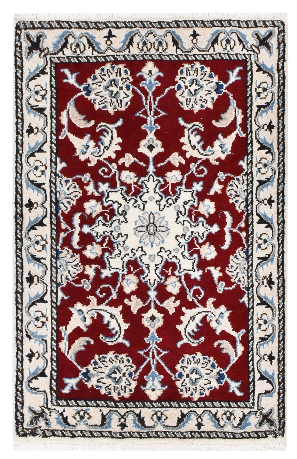 Perser Rug - Nain - 87 x 56 cm - red