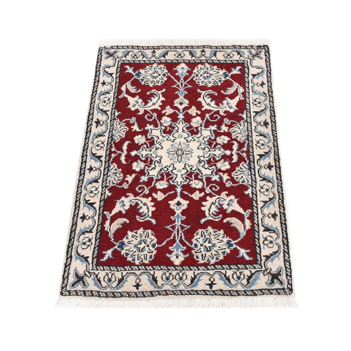 Perser Rug - Nain - 87 x 56 cm - red