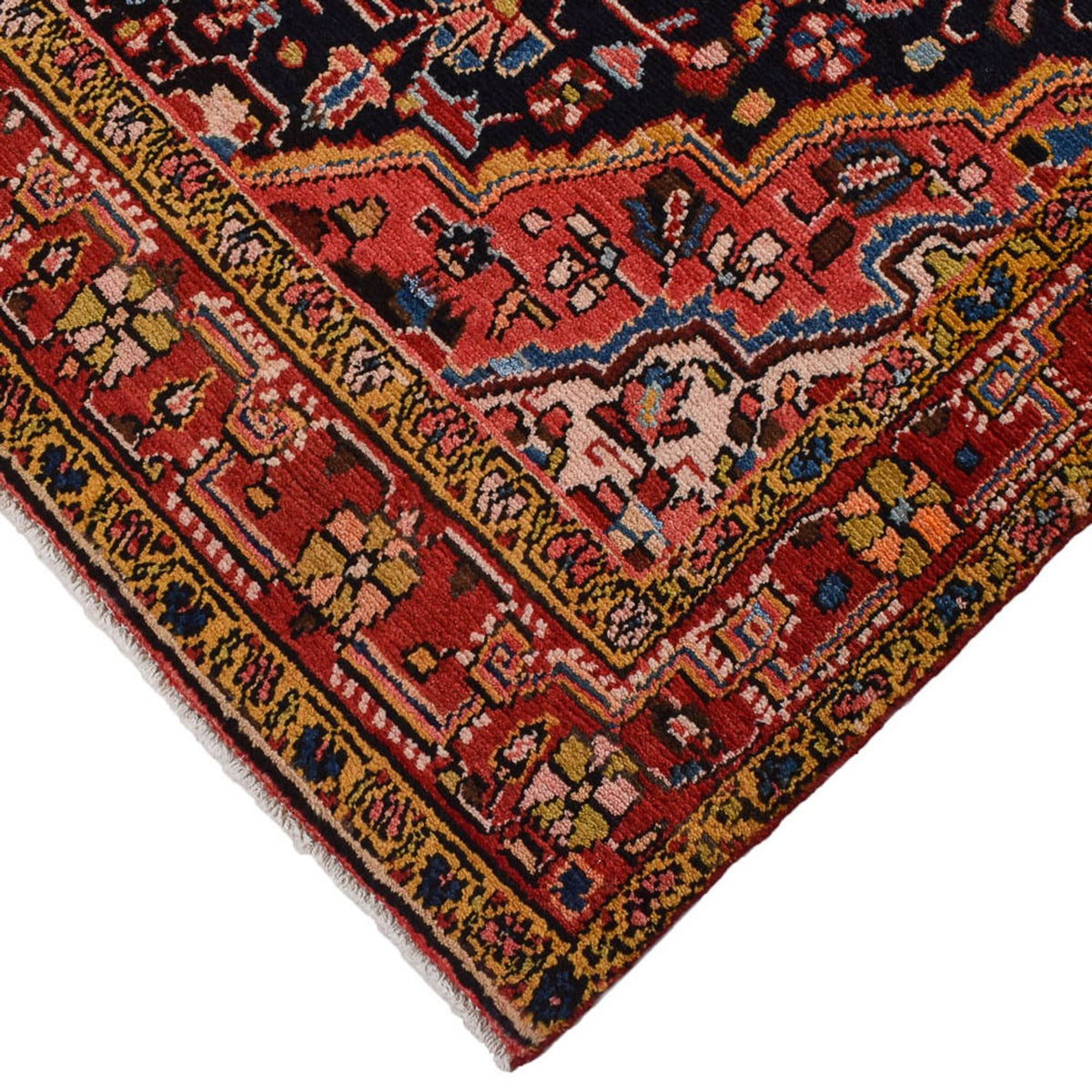 Perser Rug - Nomadic - 226 x 135 cm - dark blue