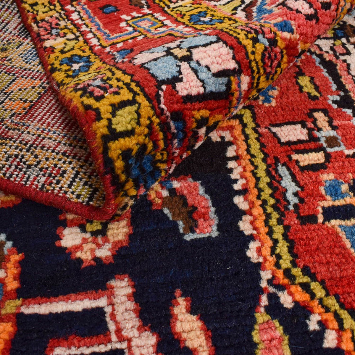 Perser Rug - Nomadic - 226 x 135 cm - dark blue