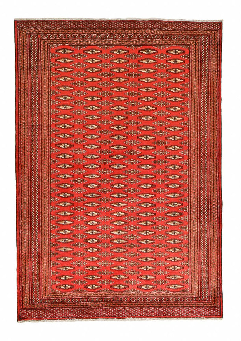 Turkaman Rug - 189 x 130 cm - red