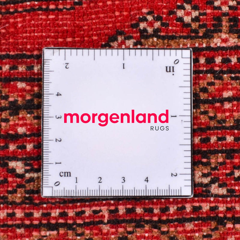 Turkaman Rug - 189 x 130 cm - red