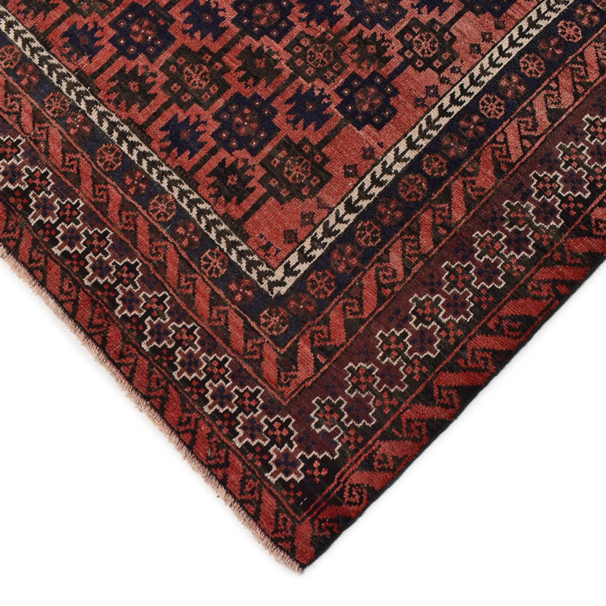 Runner Turkaman Rug - 219 x 114 cm - light red