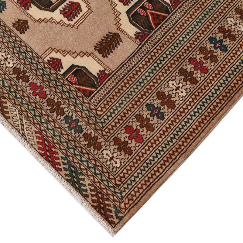 Turkaman Rug - 199 x 143 cm - multicolored