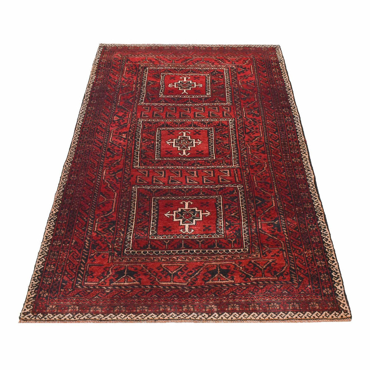 Belutsch Rug other shape  - 198 x 114 cm - red
