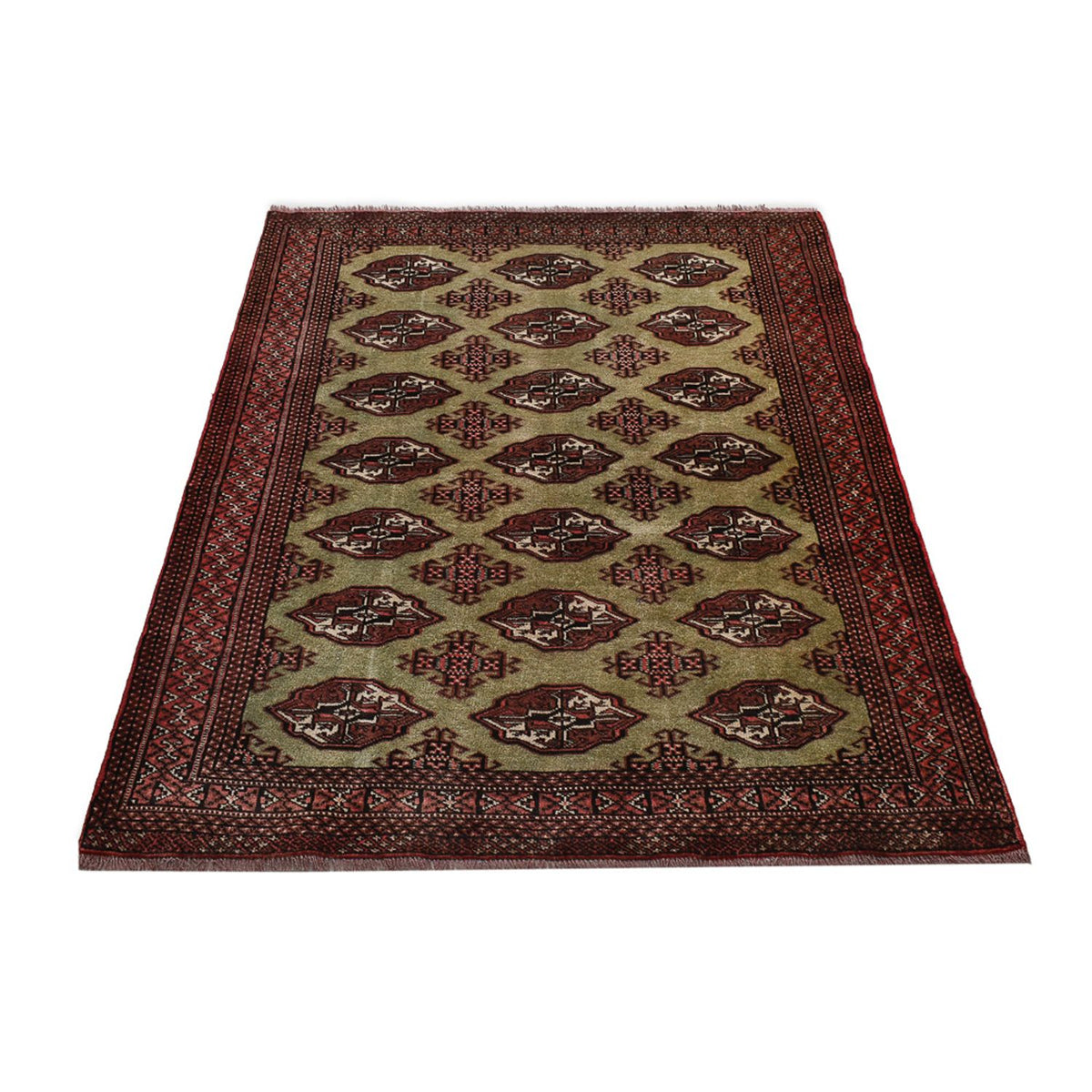 Turkaman Rug - 178 x 131 cm - multicolored