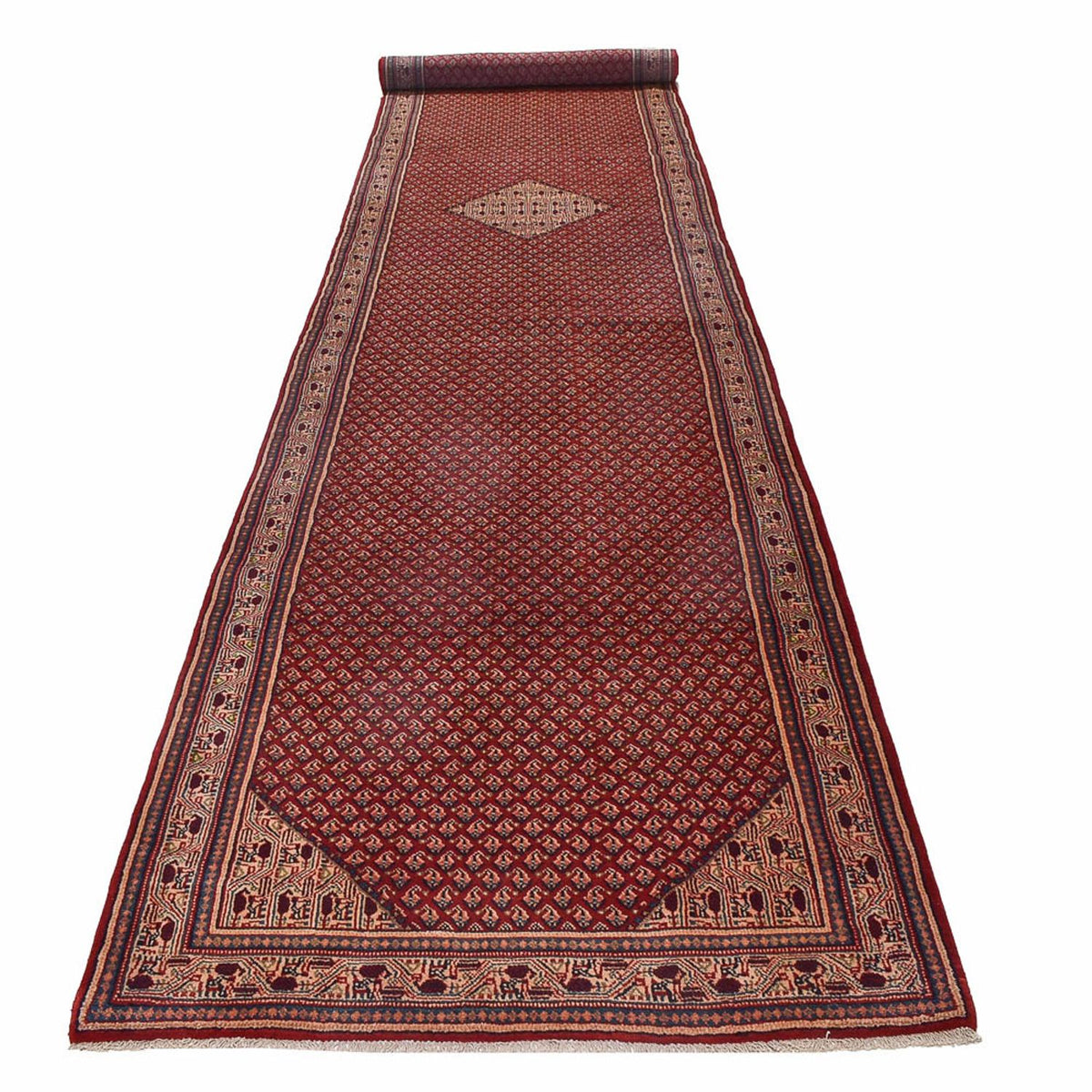 Runner Perser Rug - Mir - 523 x 111 cm - rust